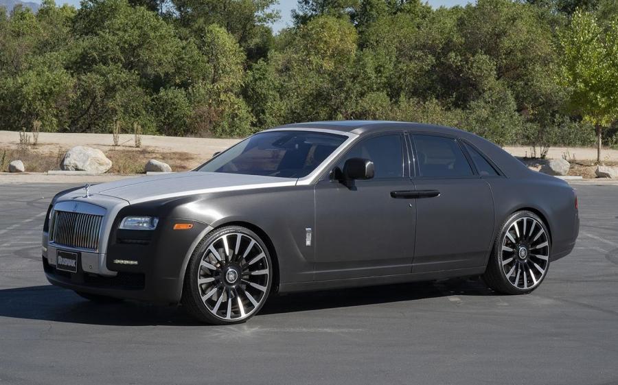 Rolls-Royce Ghost Grey on Forgiato Wheels (Piatto-M) '2018